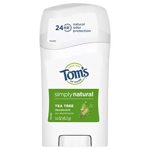 Tom's of Maine Simply Natural Aluminum-Free Deodorant, Tea Tree, 1.6 oz.