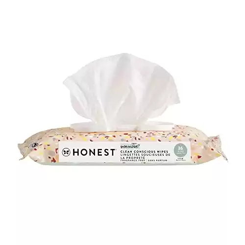 The Honest Company Clean Conscious Wipes 99% Water, Compostable, Plant-Based, Hypoallergenic