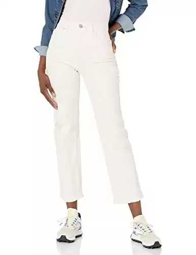 Hudson Jeans Women's Remi High Rise Straight Jean, Distressed egret 4, 23