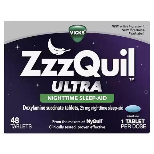 ZzzQuil ULTRA Nighttime Sleep Aid, 25 mg Doxylamine Succinate