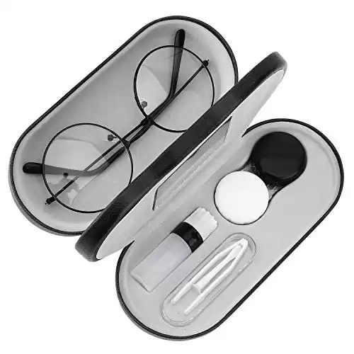 2 in 1 Double Sided Portable Contact Lens & Glasses Storage Kit