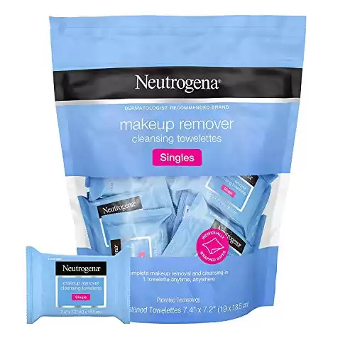 Neutrogena Makeup Remover Cleansing Towelette Singles,  20 ct (Pack of 2)