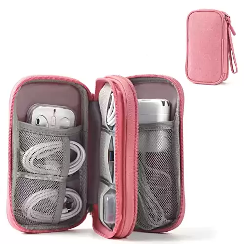 Travel Electronic Organizer Pouch Bag, 3 Compartments