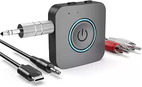 Bluetooth Transmitter Receiver, 2-in-1 V5.0 Bluetooth Adapter